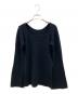 Plage（プラージュ）の古着「Noil silk Square ニット　26年モデル」｜ブラック