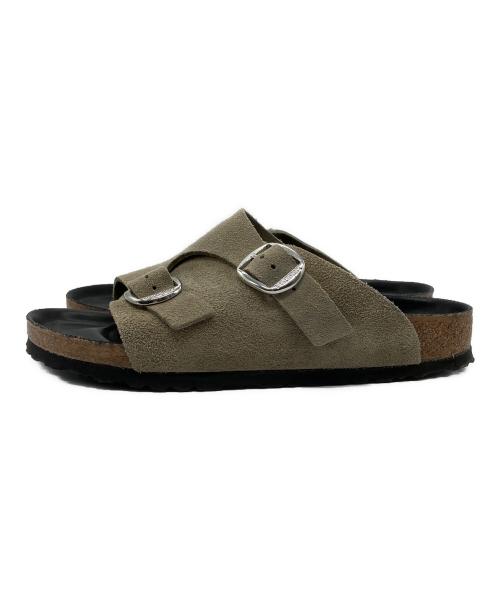 BIRKENSTOCK（ビルケンシュトック）BIRKENSTOCK (ビルケンシュトック) チューリッヒ スエードサンダル ベージュ サイズ:27の古着・服飾アイテム