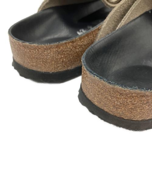 BIRKENSTOCK（ビルケンシュトック）BIRKENSTOCK (ビルケンシュトック) チューリッヒ スエードサンダル ベージュ サイズ:27の古着・服飾アイテム
