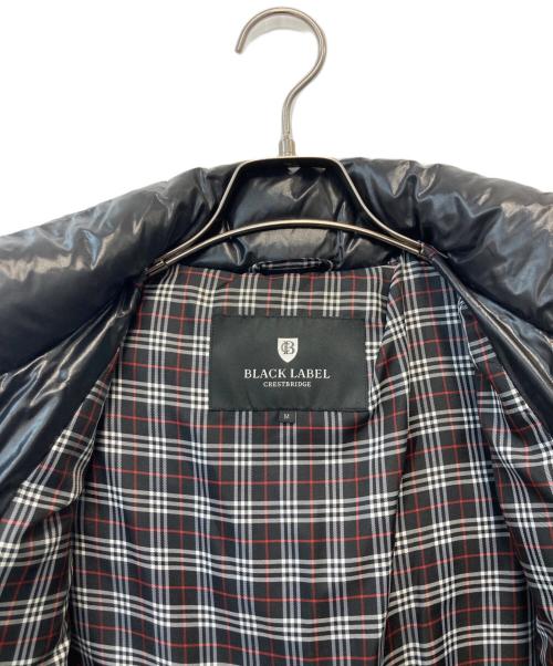 BLACK LABEL CRESTBRIDGE（ブラックレーベル クレストブリッジ）BLACK LABEL CRESTBRIDGE (ブラックレーベル クレストブリッジ) ダウンジャケット ブラック サイズ:Mの古着・服飾アイテム