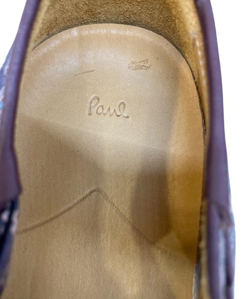 PAUL SMITH（ポールスミス）PAUL SMITH (ポールスミス) Tストラップシューズ パープル サイズ:7の古着・服飾アイテム