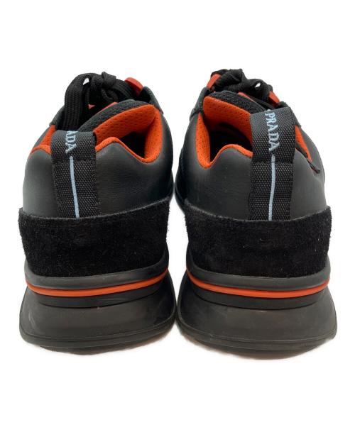 PRADA（プラダ）PRADA (プラダ) Mechano Sneakers ブラック サイズ:5 1/2の古着・服飾アイテム