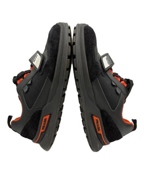 PRADA（プラダ）PRADA (プラダ) Mechano Sneakers ブラック サイズ:5 1/2の古着・服飾アイテム