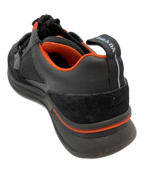 PRADA（プラダ）PRADA (プラダ) Mechano Sneakers ブラック サイズ:5 1/2の古着・服飾アイテム