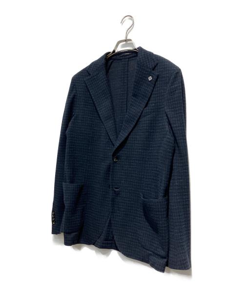 LARDINI（ラルディーニ）LARDINI (ラルディーニ) コットンリネンジャケット ネイビー サイズ:５０の古着・服飾アイテム