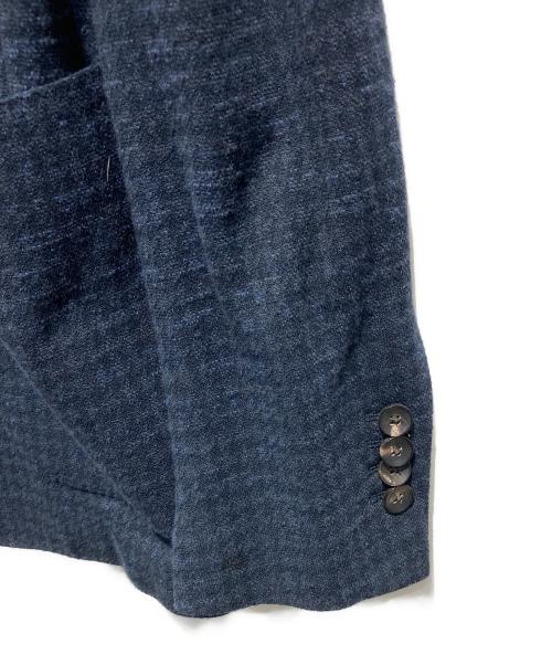 LARDINI（ラルディーニ）LARDINI (ラルディーニ) コットンリネンジャケット ネイビー サイズ:５０の古着・服飾アイテム