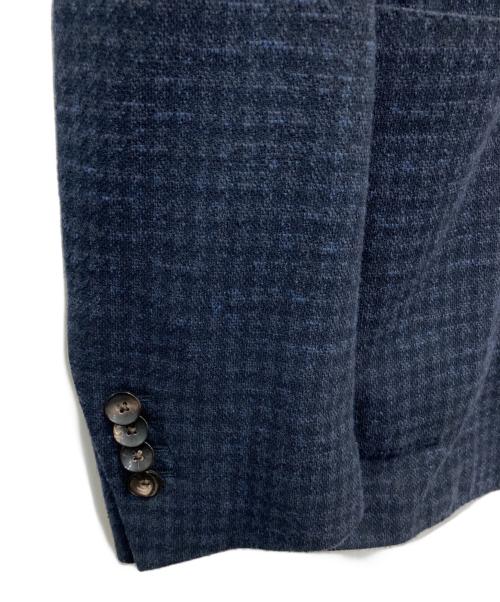 LARDINI（ラルディーニ）LARDINI (ラルディーニ) コットンリネンジャケット ネイビー サイズ:５０の古着・服飾アイテム