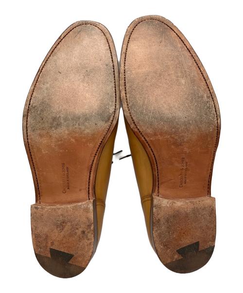 Crockett & Jones（クロケット＆ジョーンズ）Crockett & Jones (クロケット＆ジョーンズ) Uチップシューズ ベージュ サイズ:9 1/2の古着・服飾アイテム