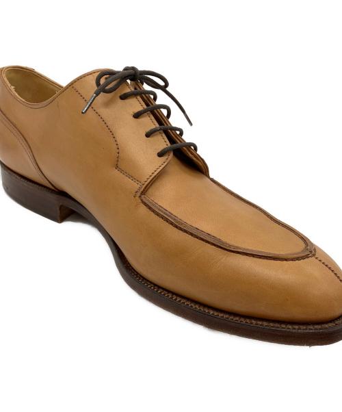 Crockett & Jones（クロケット＆ジョーンズ）Crockett & Jones (クロケット＆ジョーンズ) Uチップシューズ ベージュ サイズ:9 1/2の古着・服飾アイテム