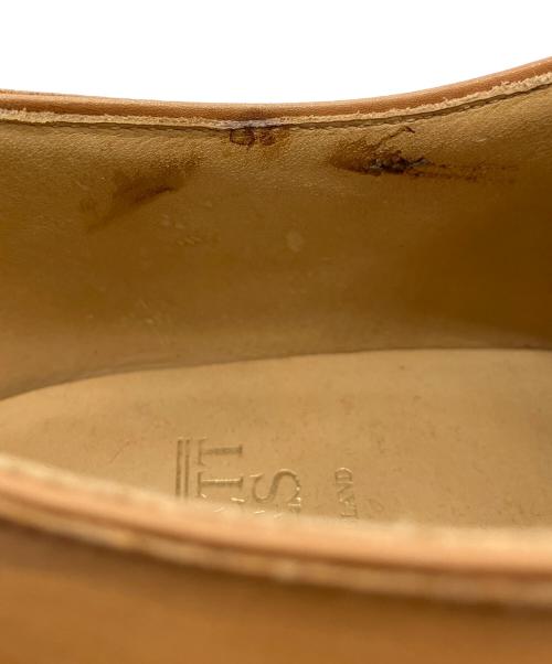 Crockett & Jones（クロケット＆ジョーンズ）Crockett & Jones (クロケット＆ジョーンズ) Uチップシューズ ベージュ サイズ:9 1/2の古着・服飾アイテム