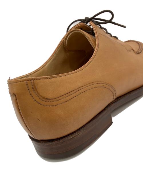 Crockett & Jones（クロケット＆ジョーンズ）Crockett & Jones (クロケット＆ジョーンズ) Uチップシューズ ベージュ サイズ:9 1/2の古着・服飾アイテム