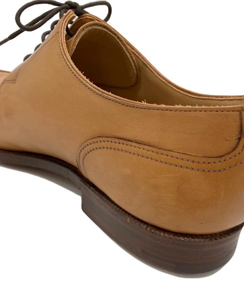 Crockett & Jones（クロケット＆ジョーンズ）Crockett & Jones (クロケット＆ジョーンズ) Uチップシューズ ベージュ サイズ:9 1/2の古着・服飾アイテム