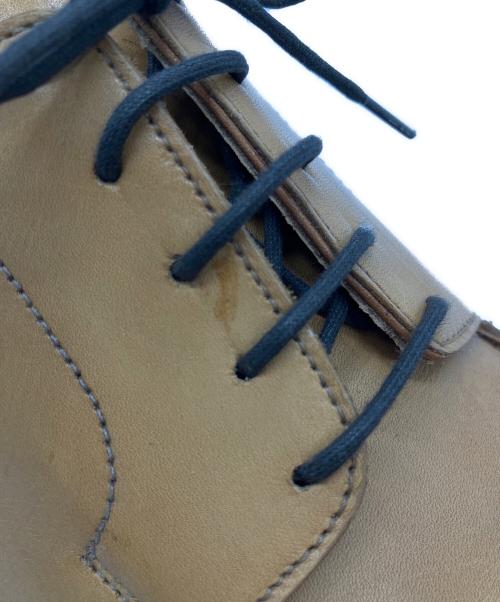 Crockett & Jones（クロケット＆ジョーンズ）Crockett & Jones (クロケット＆ジョーンズ) Uチップシューズ ベージュ サイズ:9 1/2の古着・服飾アイテム