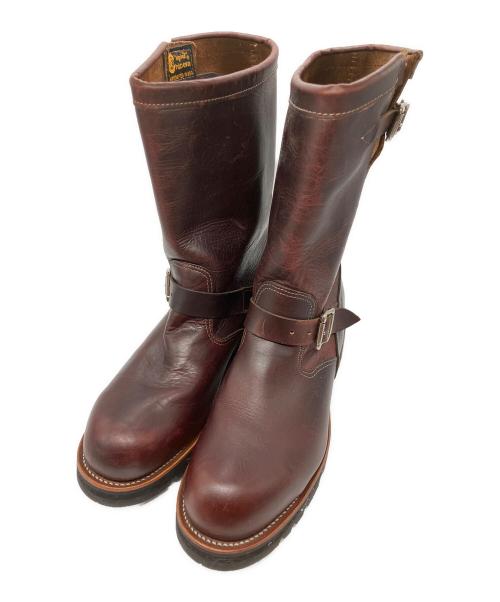 CHIPPEWA（チペワ）CHIPPEWA (チペワ) スティールトゥエンジニア CORDVAN ブラウン サイズ:28の古着・服飾アイテム