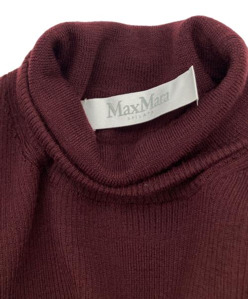 MaxMara（マックスマーラ）MaxMara (マックスマーラ) ハイネックニット パープル サイズ:Mの古着・服飾アイテム