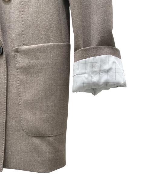 MaxMara（マックスマーラ）MaxMara (マックスマーラ) カシミヤダブルジャケット ベージュ サイズ:40の古着・服飾アイテム