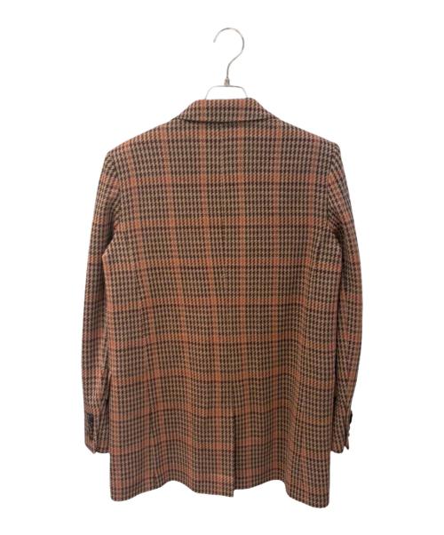 MaxMara（マックスマーラ）MaxMara (マックスマーラ) ダブルブレストブレザー/Guelfo Jersey Jacket ブラウン サイズ:40の古着・服飾アイテム