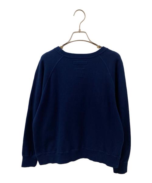 MADISON BLUE（マディソンブルー）MADISON BLUE (マディソンブルー) HELLO SWEAT L/S URAKE DYED ネイビー サイズ:XSの古着・服飾アイテム