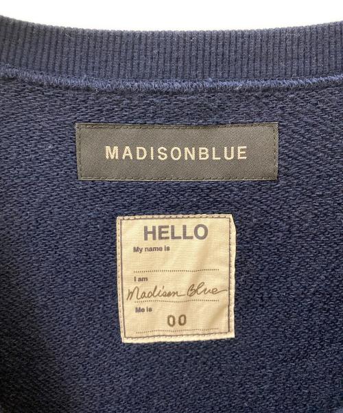MADISON BLUE（マディソンブルー）MADISON BLUE (マディソンブルー) HELLO SWEAT L/S URAKE DYED ネイビー サイズ:XSの古着・服飾アイテム