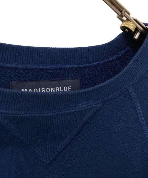 MADISON BLUE（マディソンブルー）MADISON BLUE (マディソンブルー) HELLO SWEAT L/S URAKE DYED ネイビー サイズ:XSの古着・服飾アイテム