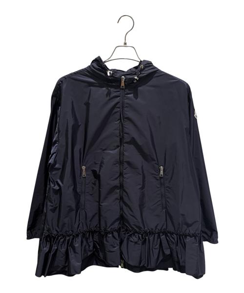 MONCLER（モンクレール）MONCLER (モンクレール) SARCELLEフリルジャケット ネイビー サイズ:1の古着・服飾アイテム