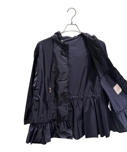 MONCLER（モンクレール）MONCLER (モンクレール) SARCELLEフリルジャケット ネイビー サイズ:1の古着・服飾アイテム