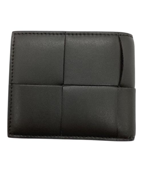 BOTTEGA VENETA（ボッテガベネタ）BOTTEGA VENETA (ボッテガベネタ) イントレチャート 二つ折り財布 グレーの古着・服飾アイテム