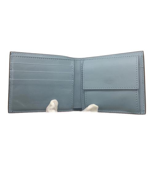 BOTTEGA VENETA（ボッテガベネタ）BOTTEGA VENETA (ボッテガベネタ) イントレチャート 二つ折り財布 グレーの古着・服飾アイテム