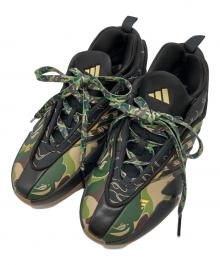 A BATHING APE×adidas（アベイシングエイプ×アディダス）の古着「Dame 9 Bape Black Green」｜ブラック