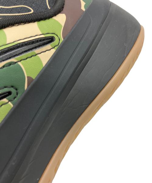 A BATHING APE（アベイシングエイプ）A BATHING APE (アベイシングエイプ) adidas (アディダス) Dame 9 Bape Black Green ブラック サイズ:26.5の古着・服飾アイテム