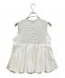 L'AUBE BLANC (ローブ ブラン) Cotton Tiered Volume Blouse ホワイト サイズ:F：12000円