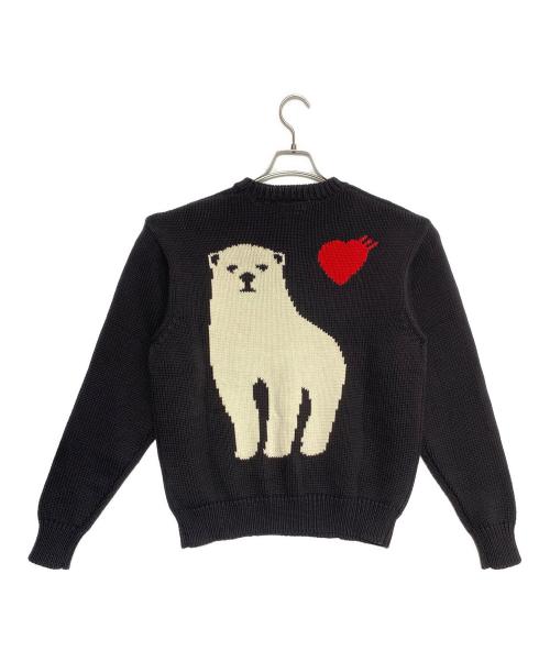 HUMAN MADE（ヒューマンメイド）HUMAN MADE (ヒューマンメイド) LOWGAGE KNIT SWEATER グレー サイズ:Sの古着・服飾アイテム