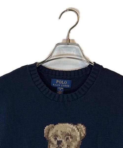 POLO RALPH LAUREN（ポロ・ラルフローレン）POLO RALPH LAUREN (ポロ・ラルフローレン) ポロベアニット ネイビー サイズ:Lの古着・服飾アイテム