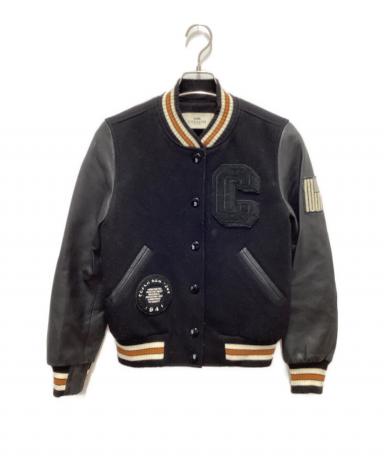 ☆未使用に近い☆Coach コーチ メルトン スタジャン チャーム 黒 S 革 中古・古着通販】COACH (コーチ) スタジャン ブラック サイズ:XS