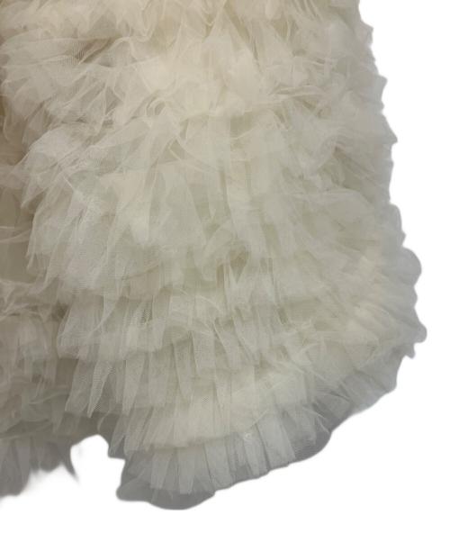 Honey mi Honey（ハニーミーハニー）Honey mi Honey (ハニーミーハニー) tulle tiered blouson アイボリー サイズ:Freeの古着・服飾アイテム