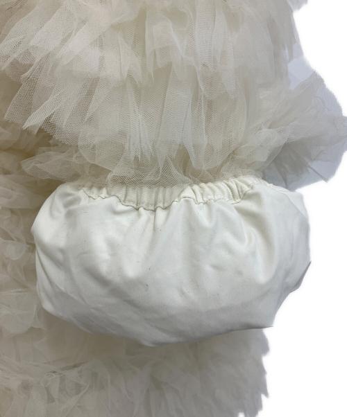 Honey mi Honey（ハニーミーハニー）Honey mi Honey (ハニーミーハニー) tulle tiered blouson アイボリー サイズ:Freeの古着・服飾アイテム