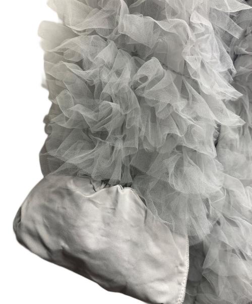 Honey mi Honey（ハニーミーハニー）Honey mi Honey (ハニーミーハニー) tulle tiered blouson グレー サイズ:FREEの古着・服飾アイテム