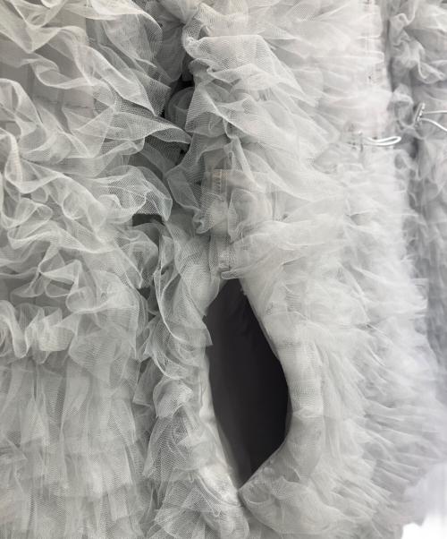Honey mi Honey（ハニーミーハニー）Honey mi Honey (ハニーミーハニー) tulle tiered blouson グレー サイズ:FREEの古着・服飾アイテム