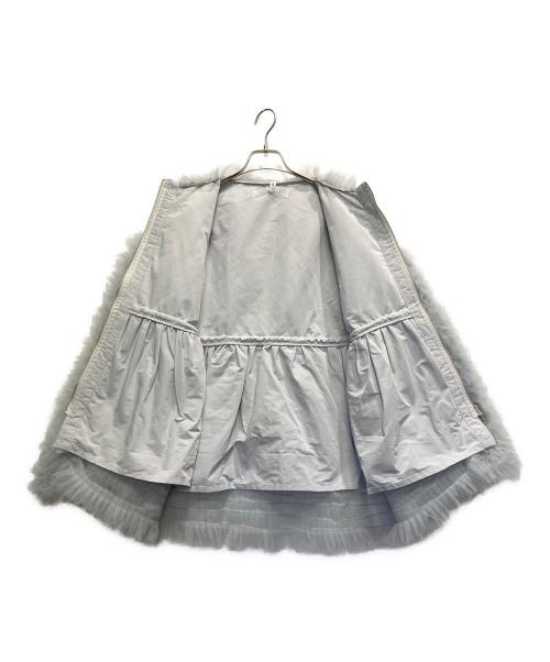 Honey mi Honey（ハニーミーハニー）Honey mi Honey (ハニーミーハニー) tulle tiered blouson グレー サイズ:FREEの古着・服飾アイテム