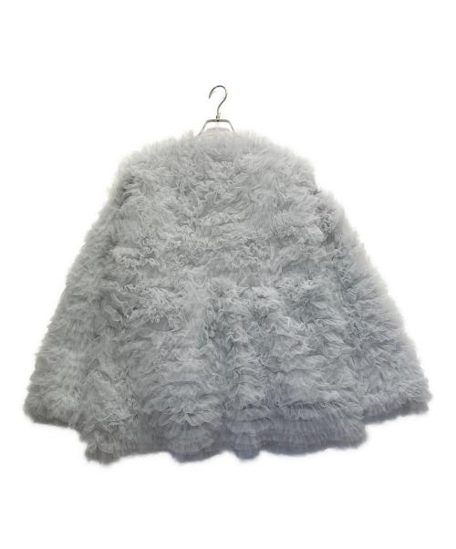 Honey mi Honey（ハニーミーハニー）Honey mi Honey (ハニーミーハニー) tulle tiered blouson グレー サイズ:FREEの古着・服飾アイテム