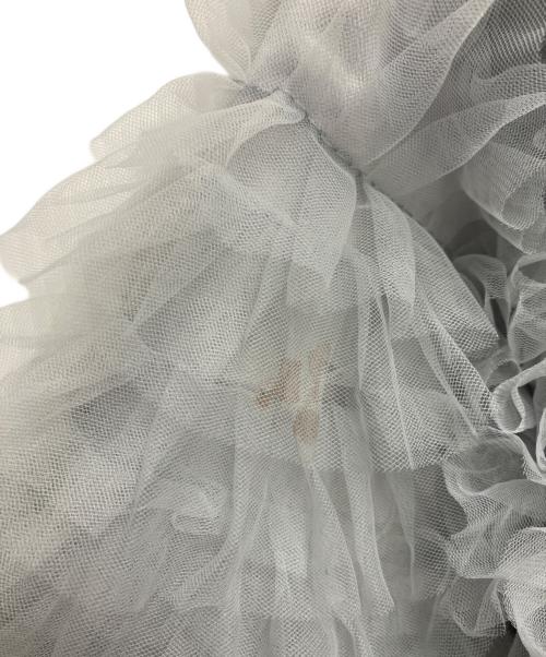 Honey mi Honey（ハニーミーハニー）Honey mi Honey (ハニーミーハニー) tulle tiered blouson グレー サイズ:FREEの古着・服飾アイテム