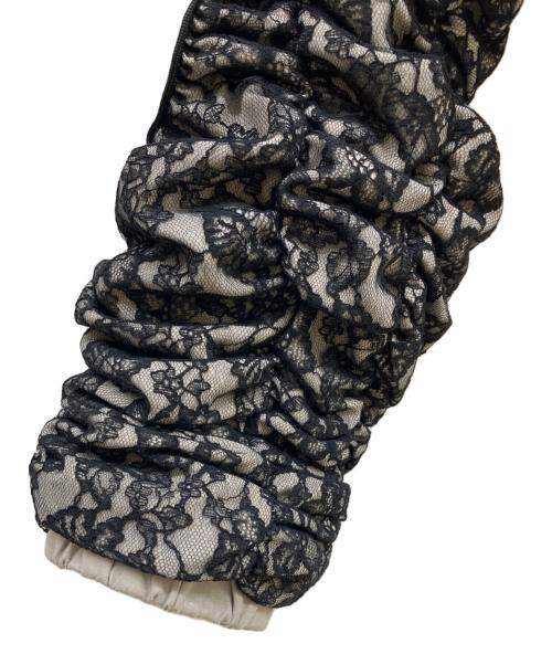 darich（ダーリッチ）darich (ダーリッチ) レースドッキングボリュームギャザーセットアップ グレー サイズ:Ｓの古着・服飾アイテム