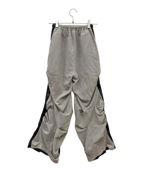 darich（ダーリッチ）darich (ダーリッチ) レースドッキングボリュームギャザーセットアップ グレー サイズ:Ｓの古着・服飾アイテム