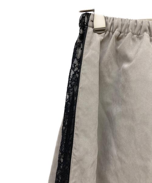 darich（ダーリッチ）darich (ダーリッチ) レースドッキングボリュームギャザーセットアップ グレー サイズ:Ｓの古着・服飾アイテム