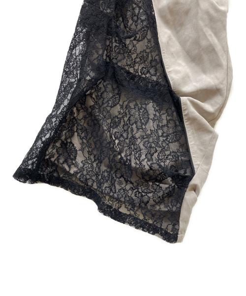 darich（ダーリッチ）darich (ダーリッチ) レースドッキングボリュームギャザーセットアップ グレー サイズ:Ｓの古着・服飾アイテム
