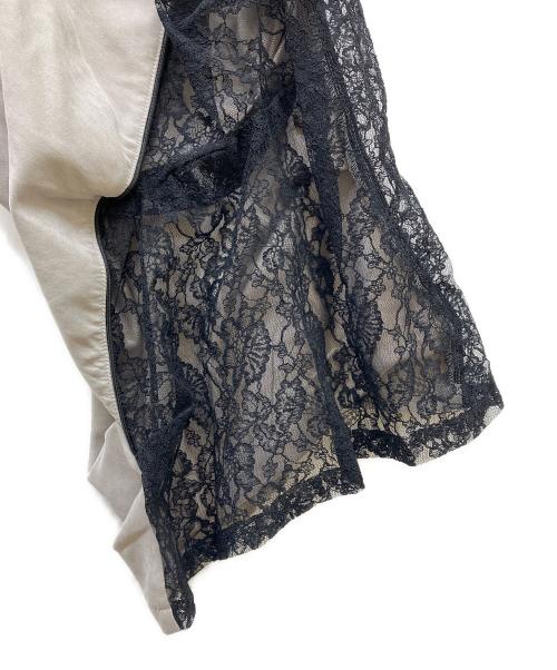 darich（ダーリッチ）darich (ダーリッチ) レースドッキングボリュームギャザーセットアップ グレー サイズ:Ｓの古着・服飾アイテム
