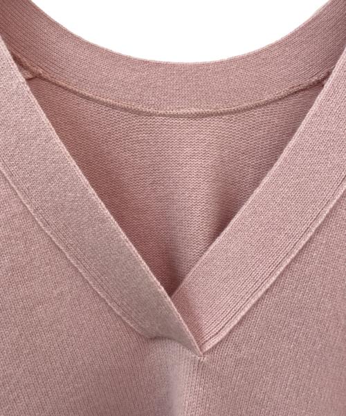 MUSE de Deuxieme Classe（ミューズ ドゥーズィエム クラス）MUSE de Deuxieme Classe (ミューズ ドゥーズィエム クラス) OLBIA Vネック プルオーバー ピンク サイズ:Freeの古着・服飾アイテム