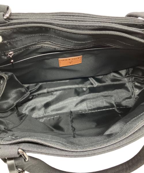 QUICK PACK（クイックパック）QUICK PACK (クイックパック) 2WAYトートバッグ ブラックの古着・服飾アイテム
