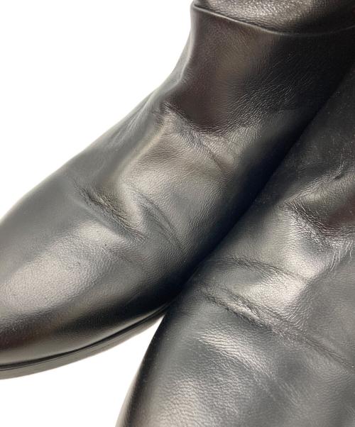 CORSO ROMA 9（コルソローマノーヴェ）CORSO ROMA 9 (コルソローマノーヴェ) GRACE CONTINENTAL (グレースコンチネンタル) レザーロングブーツ ブラック サイズ:38の古着・服飾アイテム