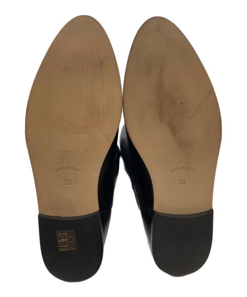 CORSO ROMA 9（コルソローマノーヴェ）CORSO ROMA 9 (コルソローマノーヴェ) GRACE CONTINENTAL (グレースコンチネンタル) レザーロングブーツ ブラック サイズ:38の古着・服飾アイテム